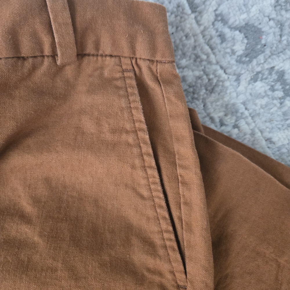 Banana Republic Women's Rust Color Wide Legged Cropped Pants